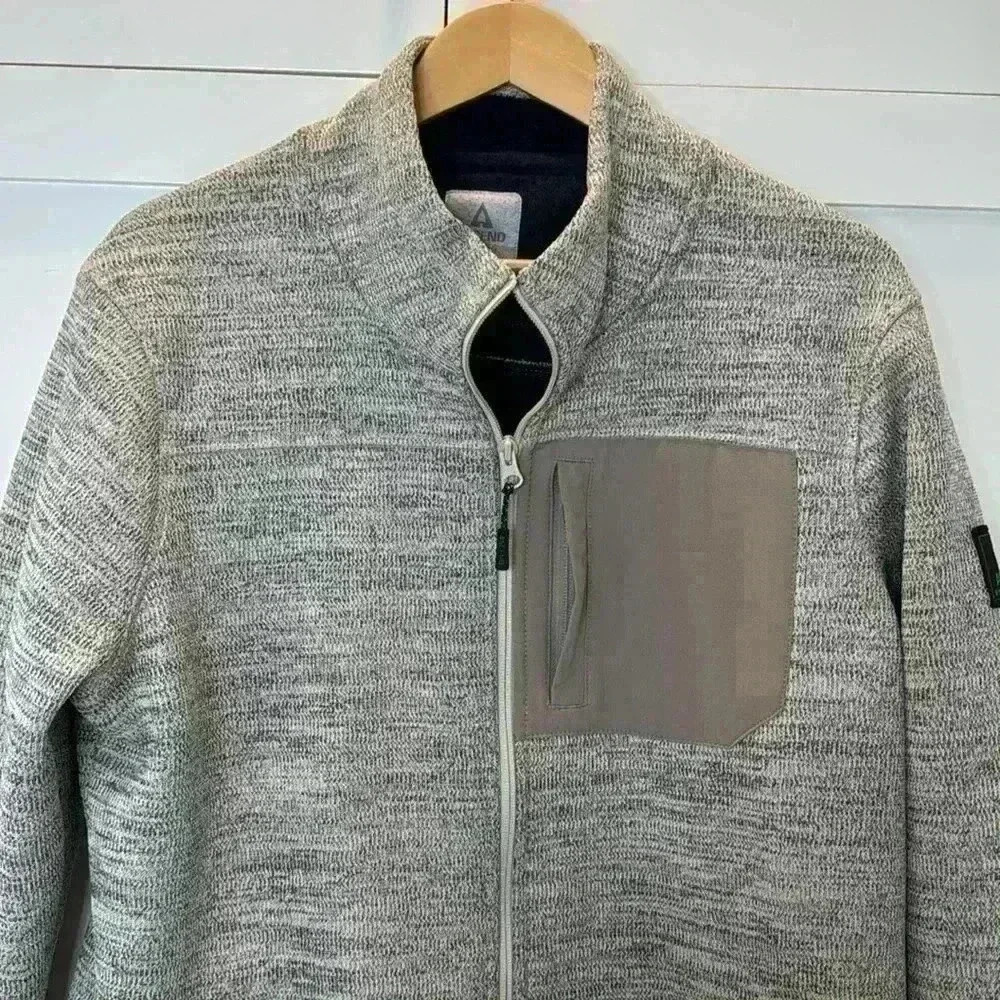 Ascend Women’s Gray Zip Up Jacket Size XL - Picture 4 of 10